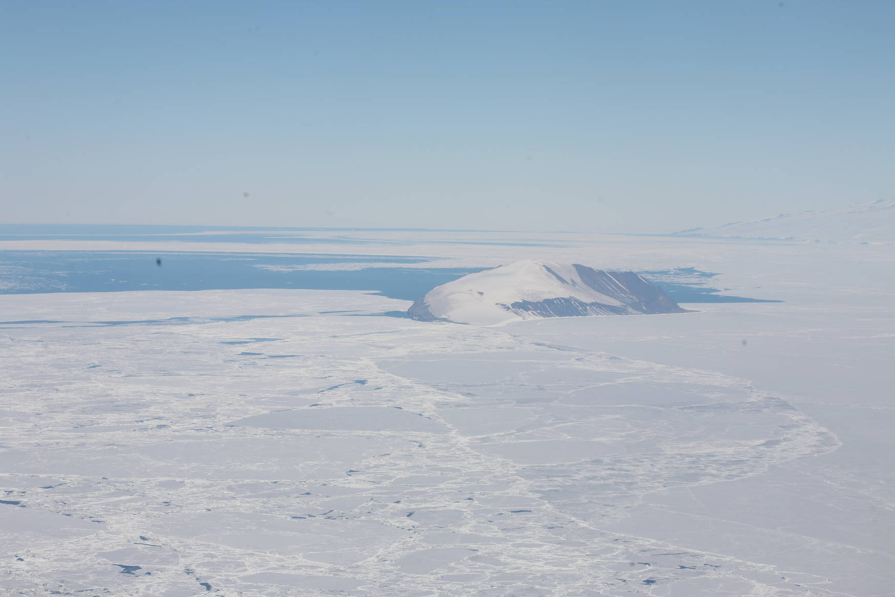 Arrival to Antarctica: Ice, water, rocks.