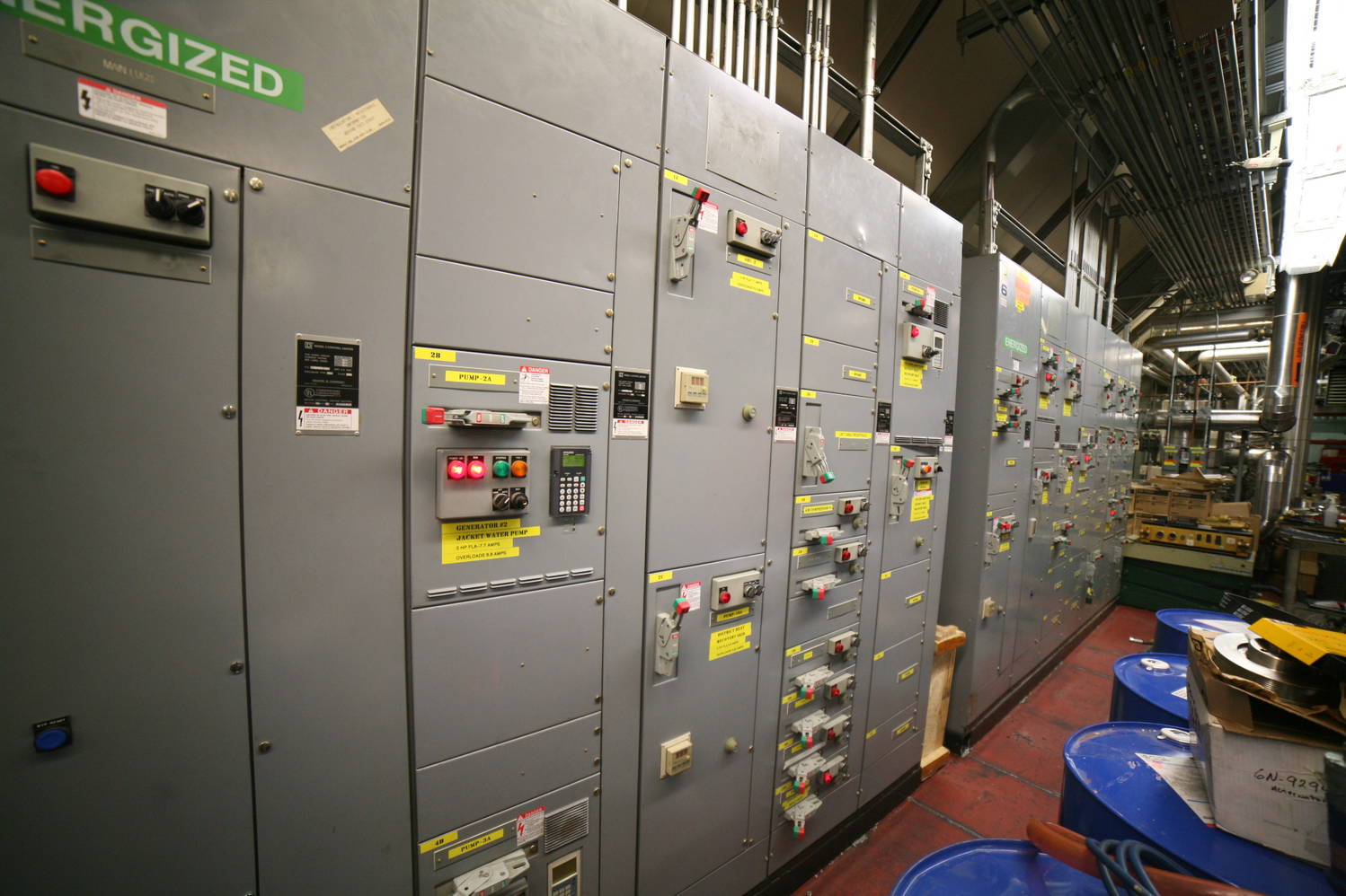 Power plant electrical panel